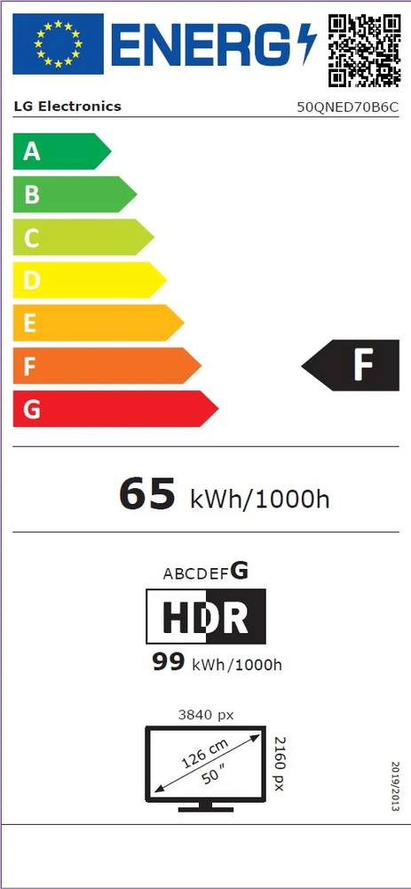 Televizorius 50" LG 50QNED70B6C (2026)