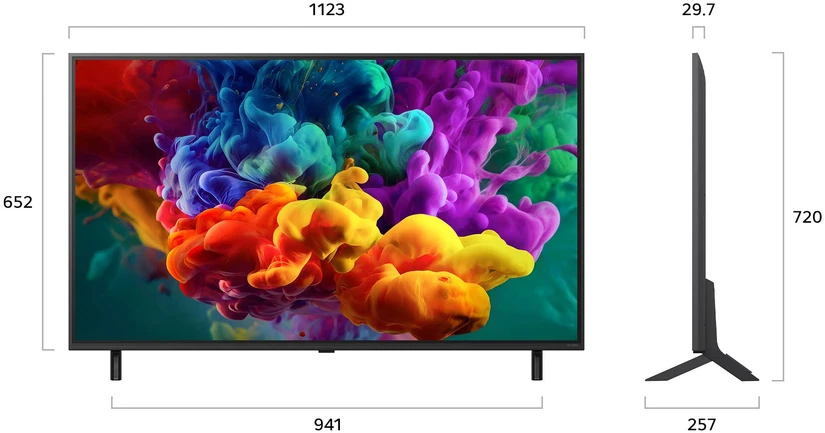 Televizorius 50" LG 50QNED85B6B (2026)
