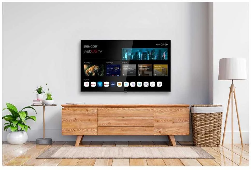 Televizorius Sencor 50US802TCSB LED 50'' 4K Ultra HD WebOS