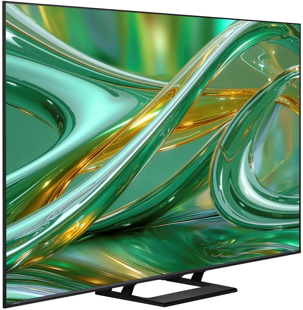 Televizorius Hisense ULED 55E8S MiniLED QLED-TV - 139 cm (55 colių) UltraHD/4K Trigubas Imtuvas 144Hz Juodas/tamsiai pilkas