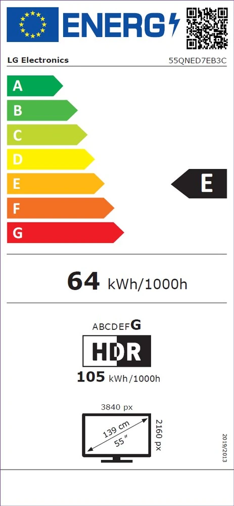 Televizorius 55" LG 55QNED7EB3C (2026)