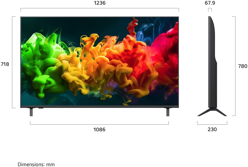 Televizorius 55" LG 55QNED80B6B (2026)