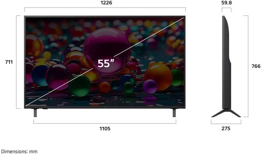 Televizorius LG 55UA75006LA
