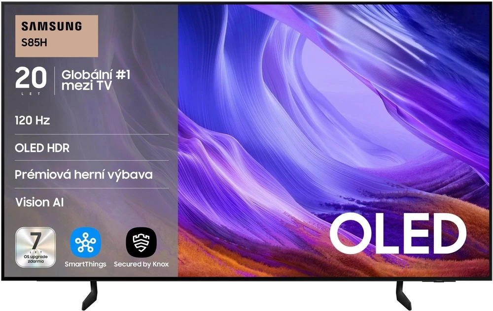 Televizorius Samsung QE55S85HAEXXH 2026m. modelis (40 EUR nuolaidos kodas)