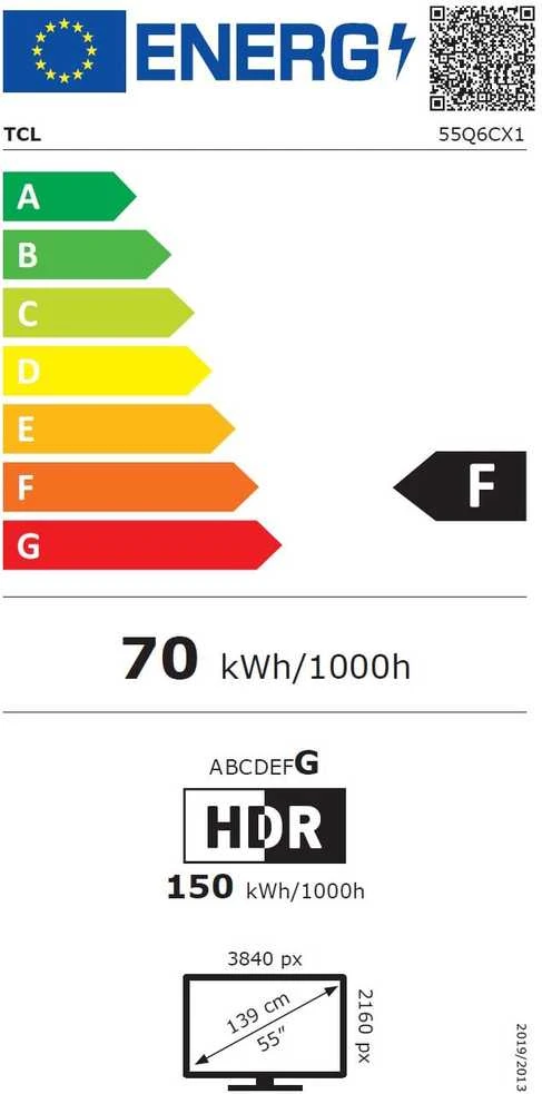 TCL Q6C 55Q6C televizorius 139,7 cm (55") 4K „Ultra HD“ išmanusis televizorius „Wi-Fi“ metalinis