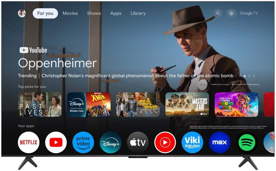 TCL Q6C 55Q6C televizorius 139,7 cm (55") 4K „Ultra HD“ išmanusis televizorius „Wi-Fi“ metalinis