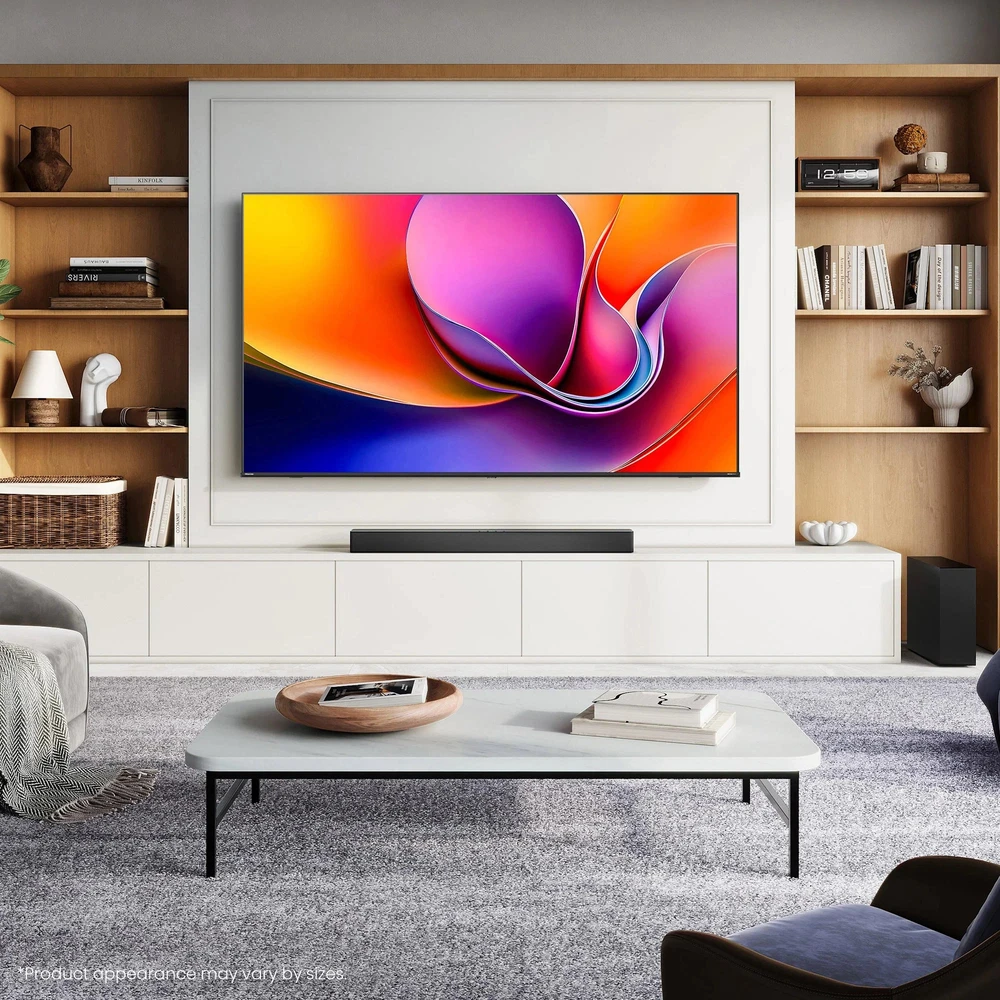 Televizorius „HISENSE 58A6Q“ 58 colių įstrižainės LED 4K vaizdo įrašymo įrenginys su „VideoOS“ ir „Dolby Vision“ raiška