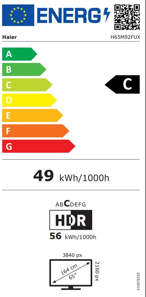 Televizorius 65" Haier H65M92FUX (2026)