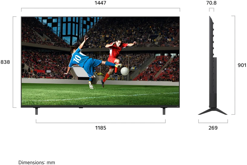 Televizorius 65" LG 65NU8E0B3LA (2026)