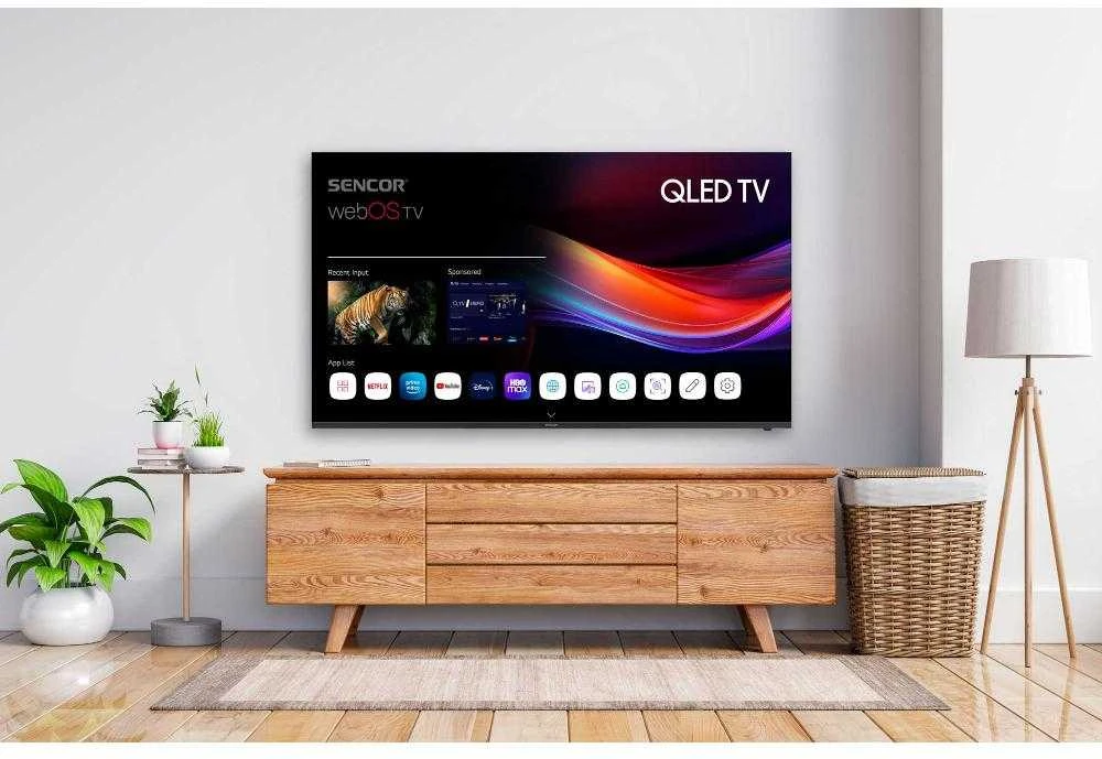 Televizorius Sencor SLE 65Q870TCSB QLED 65'' 4K Ultra HD WebOS
