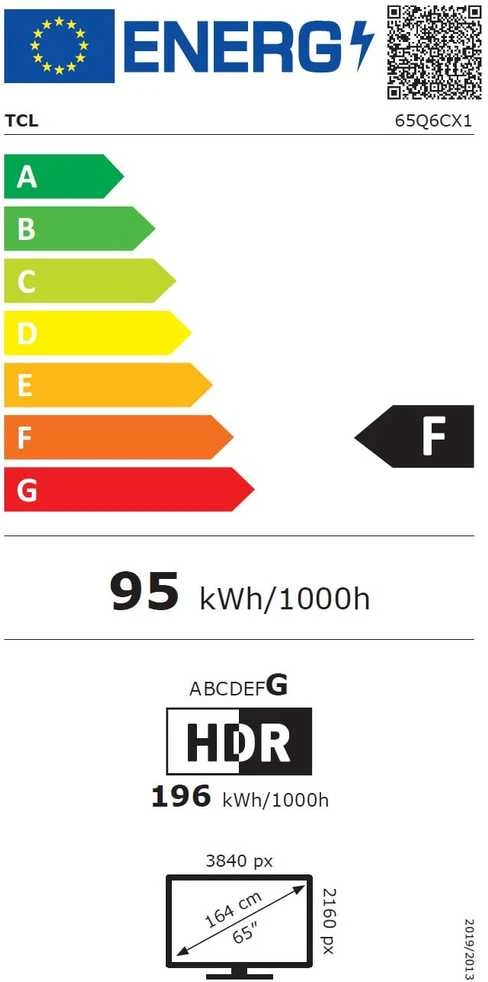 TCL Q6C 65Q6C televizorius 165,1 cm (65") 4K „Ultra HD“ išmanusis televizorius „Wi-Fi“ metalinis