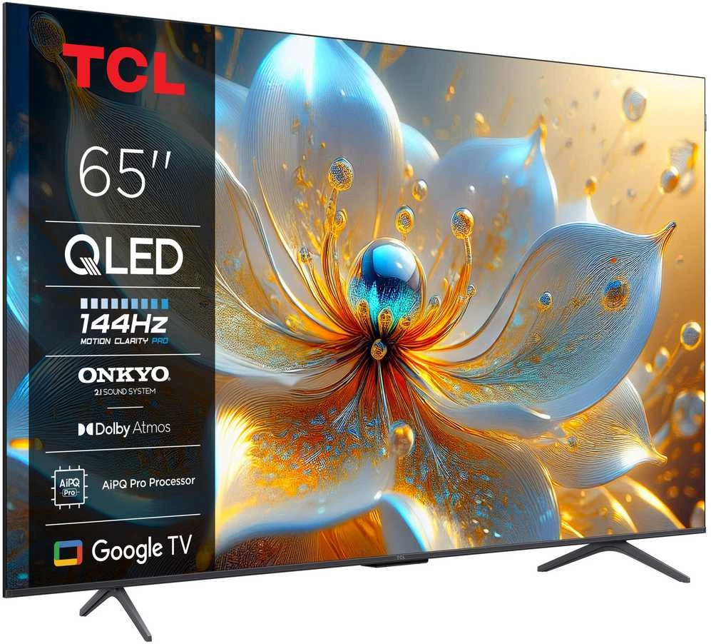 TCL 4K QLED televizorius | 65T8C | 65 | Išmanusis televizorius | „Google TV“
