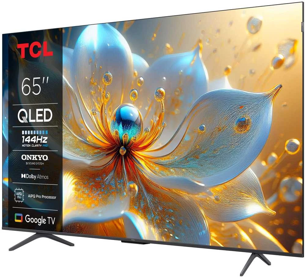 TCL 4K QLED televizorius | 65T8C | 65 | Išmanusis televizorius | „Google TV“