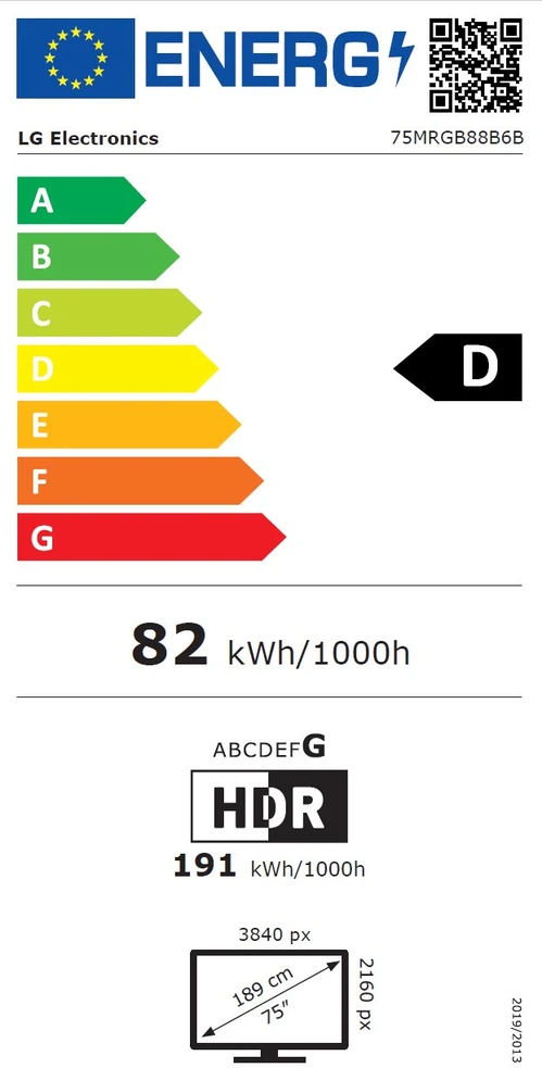 Televizorius 75" LG 75MRGB88B6B (2026)