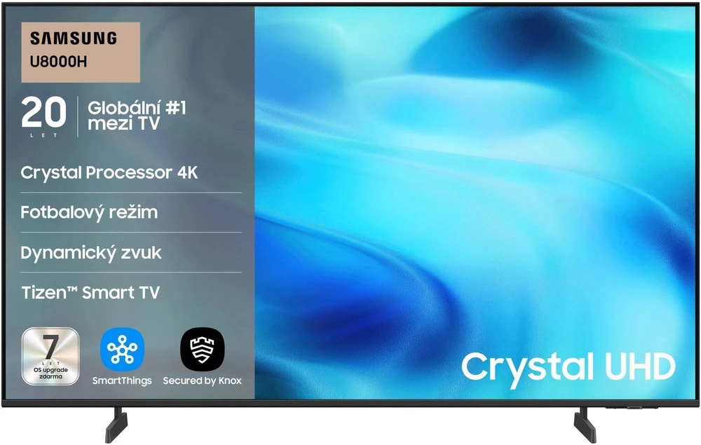 Samsung UE75U8072H 190.5 cm (75") 4K Ultra HD Smart TV Wi-Fi Juodas