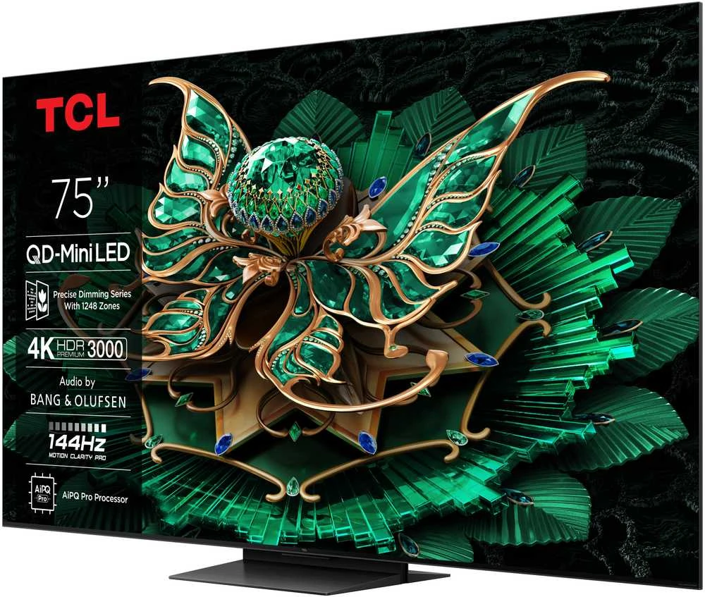 TCL 75C7K Televizorius 75'' 4K UHD 3840x2160, Smart TV, Juoda