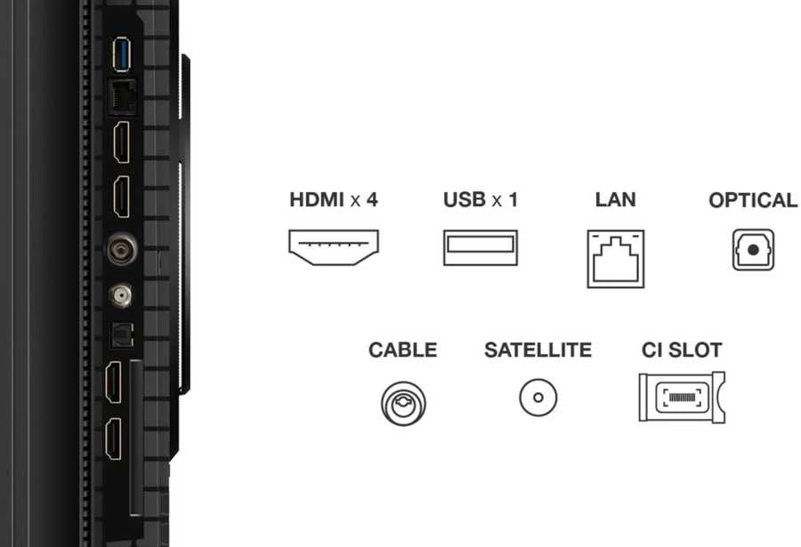 TCL 4K QLED televizorius | 75T8C | 75 | Išmanusis televizorius | „Google TV“ | Juoda