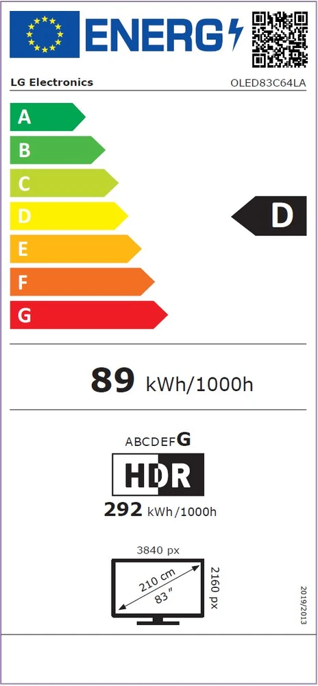 Televizorius 83" LG OLED83C54LA (2026)
