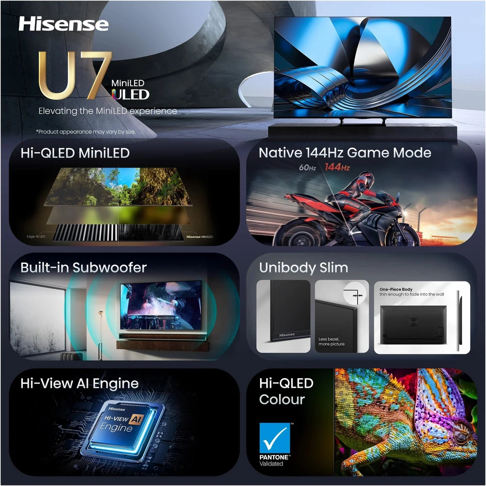 Televizorius TV Hisense 85"