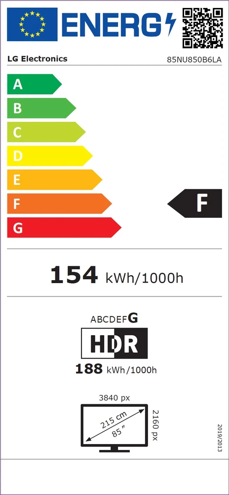 Televizorius 85" LG 85NU850B6LA (2026)