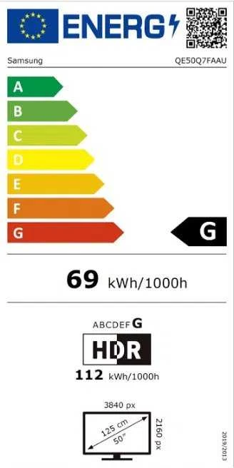 Televizorius 50" SAMSUNG QE50Q7F (2025)