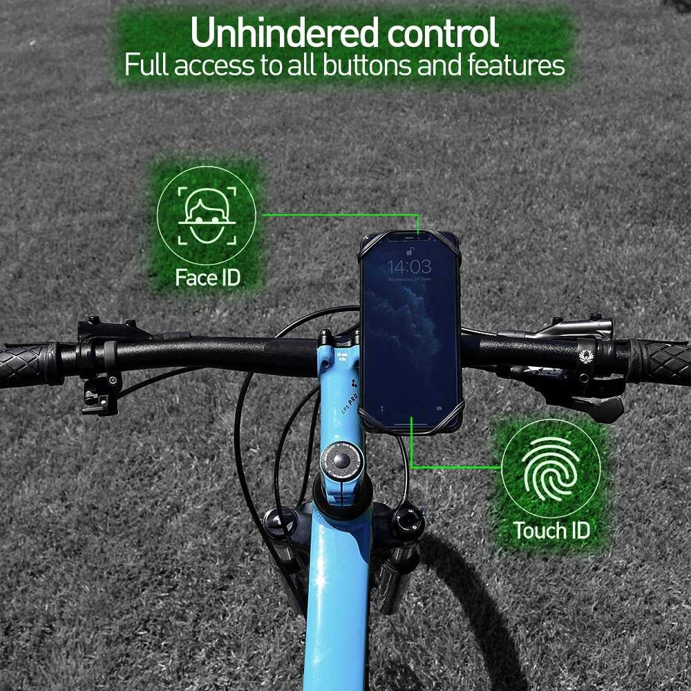 Tellur Bike Phone Holder BPH100 4”-6.5”, Juodas