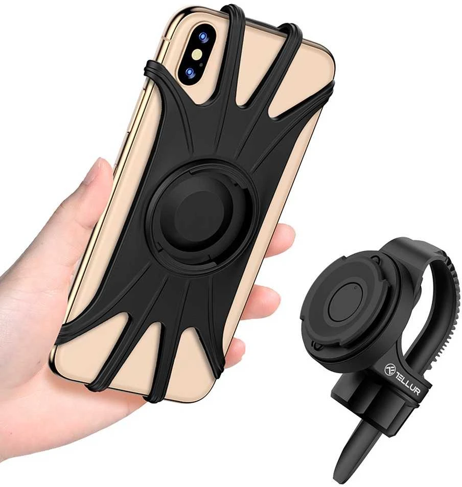 Tellur Bike Phone Holder BPH100 4”-6.5”, Juodas