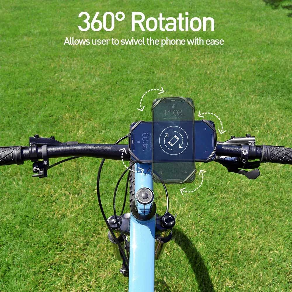 Tellur Bike Phone Holder BPH100 4”-6.5”, Juodas