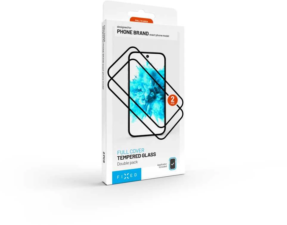 Fixed Fiksuota ekrano apsauga | Samsung | Galaxy S26+ | Grūdintas stiklas | Juodas | Pilnas dangtelis 2.5D