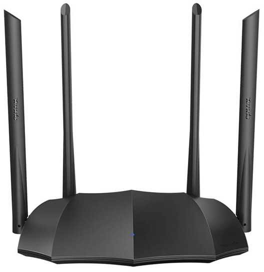 „Tenda AC8 WiFi AC Gigabit“ maršrutizatorius, 1200 Mbps, 1x GWAN, 3x GLAN, 4x 6dBi antenos, WISP, Uni.Repeater, programėlė