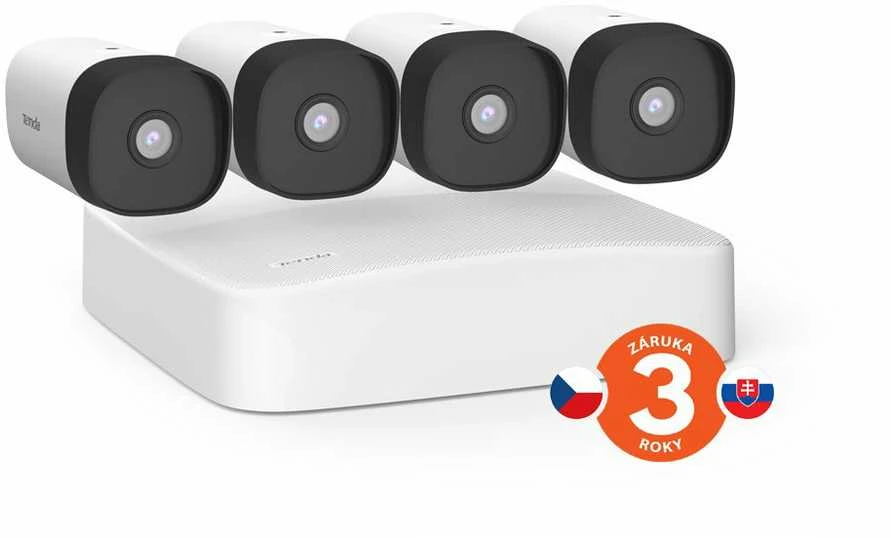Tenda 4 kamerų stebėjimo rinkinys K4P-4TR
