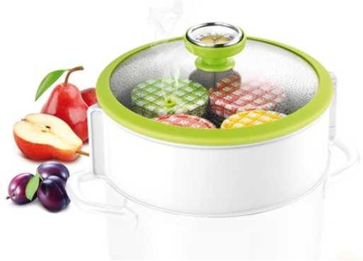TESCOMA ADAPTERŲ RINKINYS PRODUKTŲ PASTRAVIMUI SU TERMOMETRA Ø 24cm