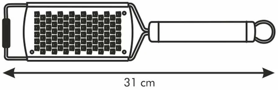 PRESIDENT XSHARP virtuvės aksesuarai, sidabro spalvos, Tescoma