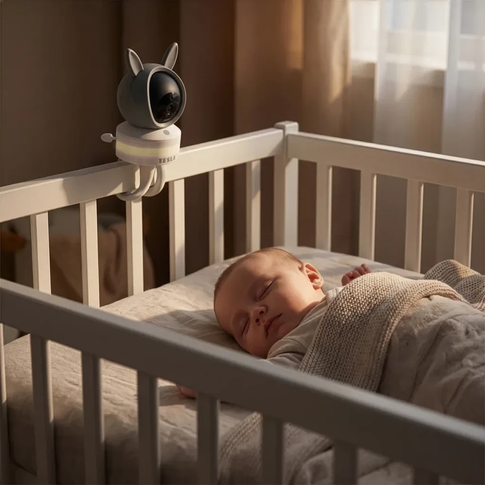 „TESLA Bambino BM30“ kūdikių stebėjimo įrenginys su WiFi ir kamera