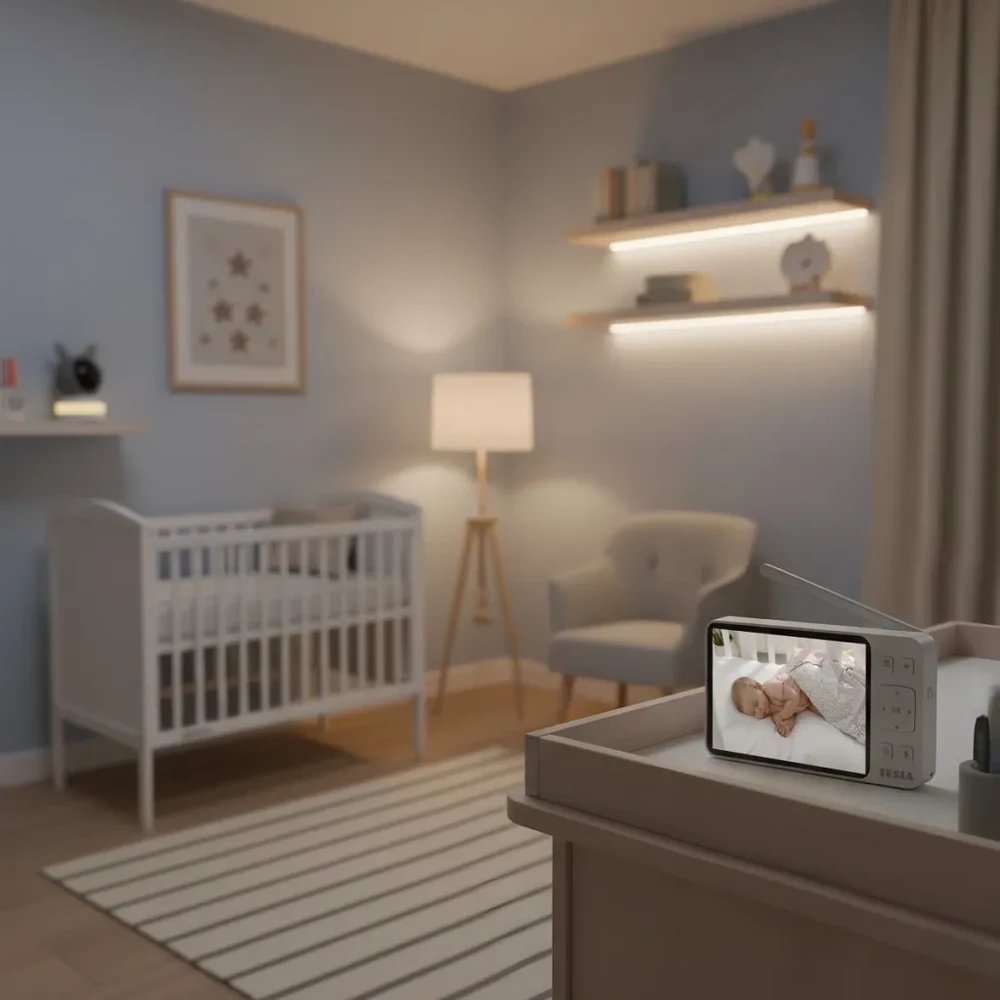 „TESLA Bambino BM30“ kūdikių stebėjimo įrenginys su WiFi ir kamera
