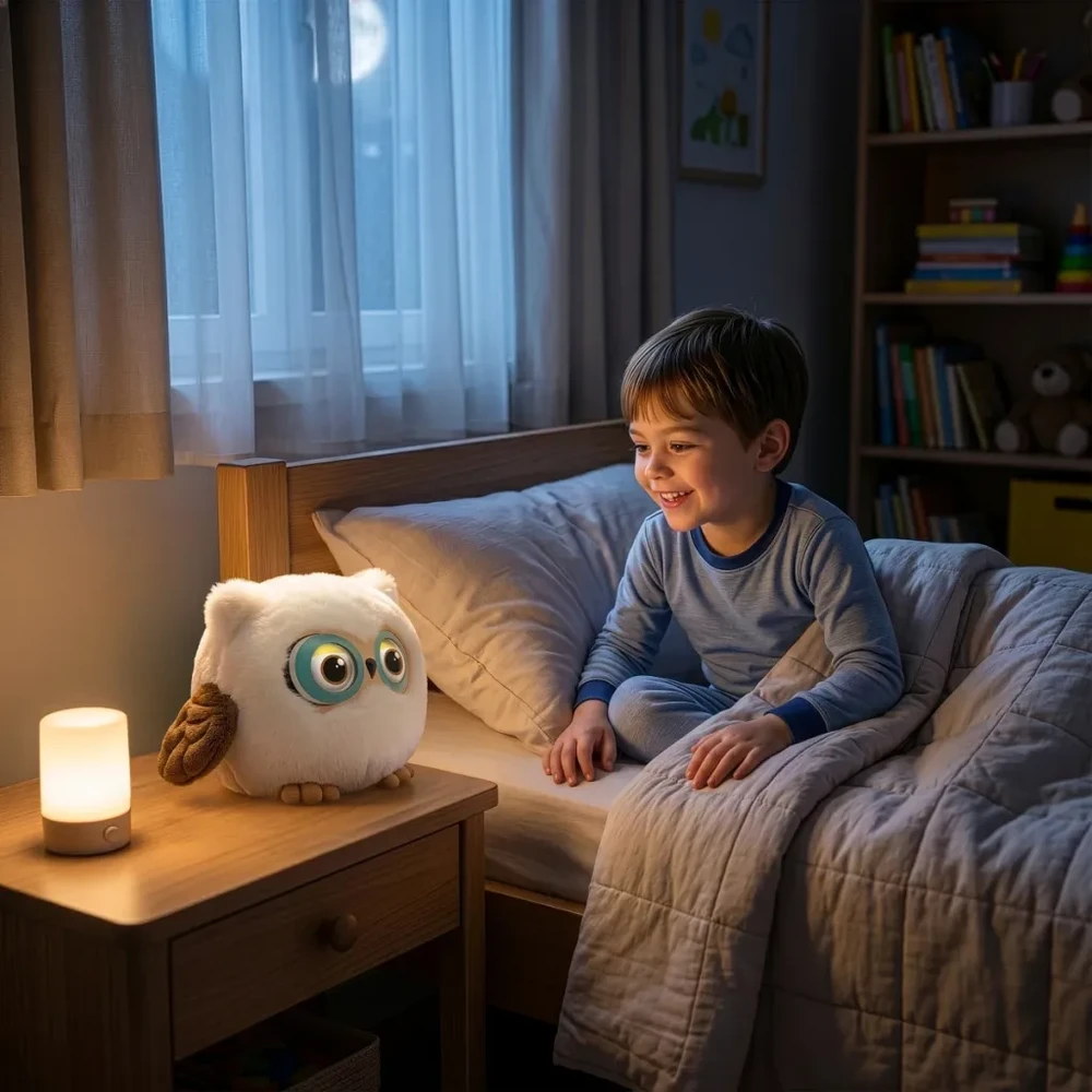 TESLA Bambino Buddy AI OWL išmanioji pliušinė pelėda vaikams