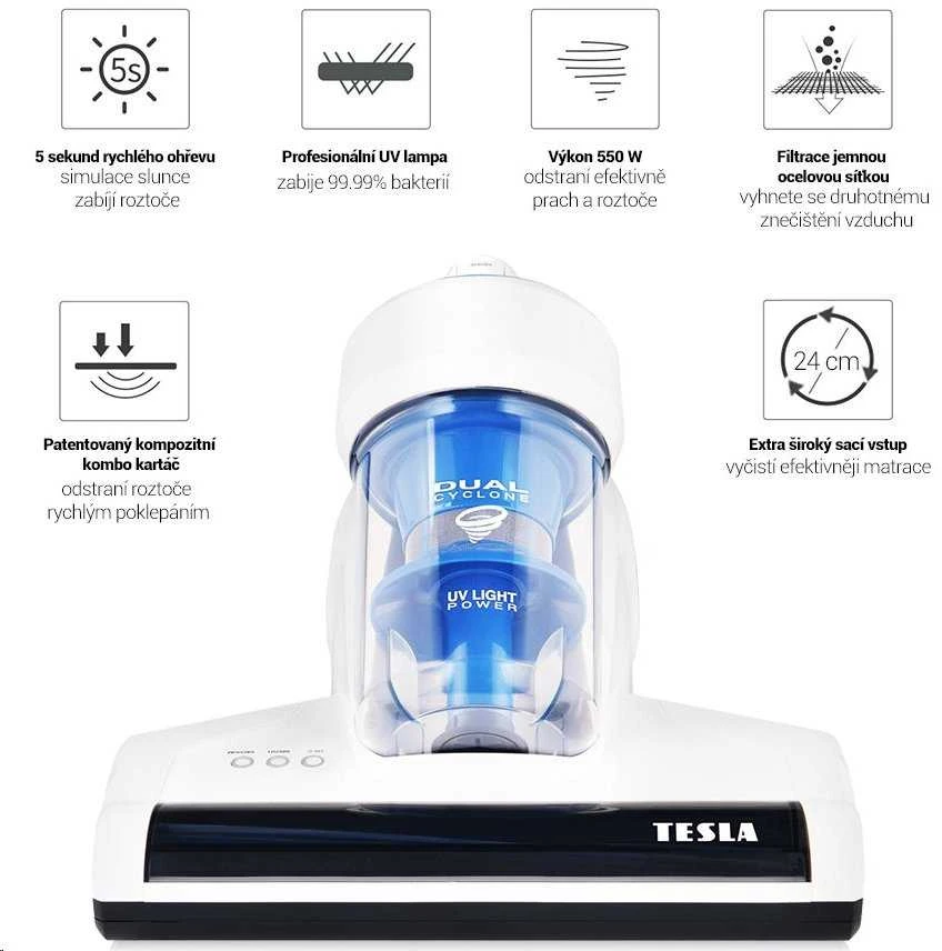 Dulkių siurblys Tesla LifeStar UV550 balta