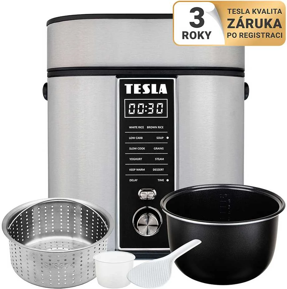 TESLA MultiCook RC400 su komplektuojamais priedais