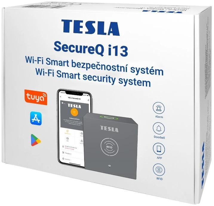Tesla SecureQ i13 išmanioji WiFi apsaugos sistema