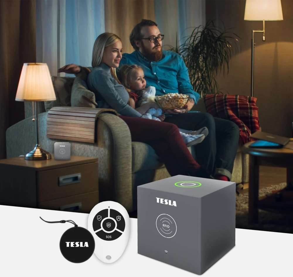 Tesla SecureQ i13 išmanioji WiFi apsaugos sistema