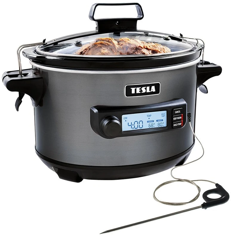 Tesla TESLA SlowCook S900 Plus Lėtpuodis su temperatūros zondas