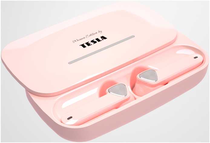TESLA Sound EB20 Belaidės Bluetooth Ausinės (Blossom Rožinė)