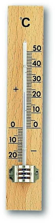 Analoginis patalpų termometras pagamintas iš buko TFA 12.1001