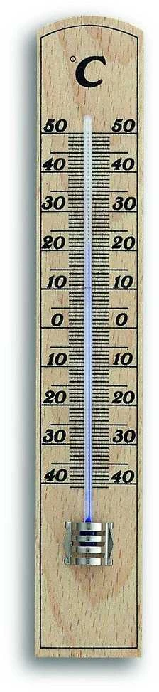 Analoginis patalpų termometras pagamintas iš buko TFA 12.1004