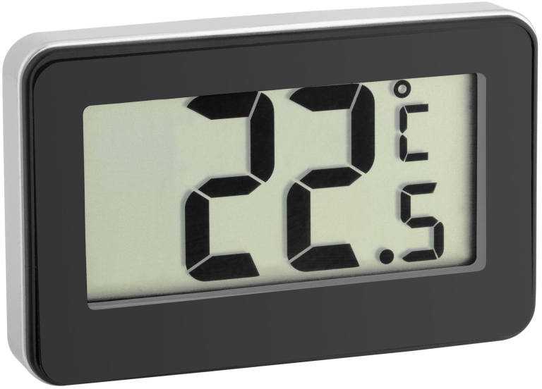 TFA 30.2028.01 - Digital šaldytuvas thermometer - juodas