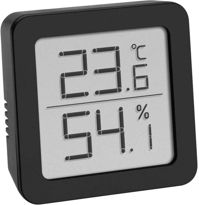 TFA 30.5051.01 - Digital thermometer with hygrometer - juodas