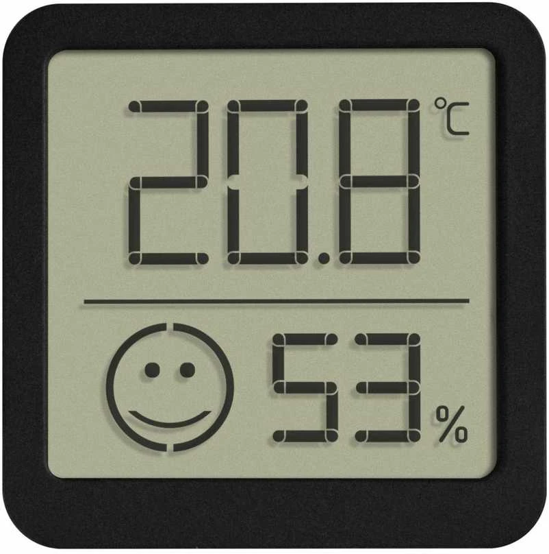 TFA 30.5053.01.02 2er Set juodas Digital Thermo Hygrometer