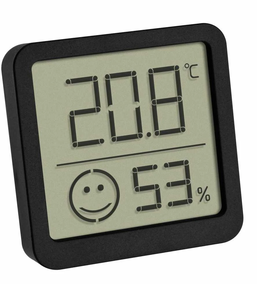 TFA 30.5053.01.02 2er Set juodas Digital Thermo Hygrometer