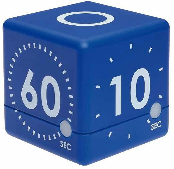 TFA 38.2036.06 - CUBE skaitmeninis laikmatis - mėlynas