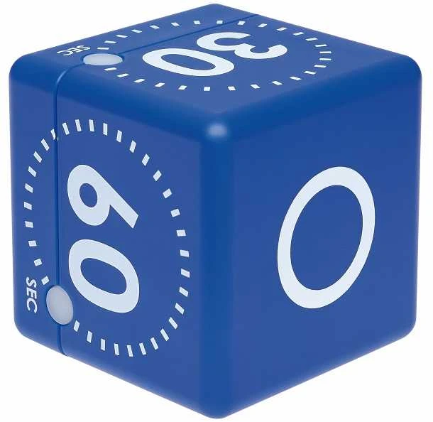 TFA 38.2036.06 - CUBE skaitmeninis laikmatis - mėlynas